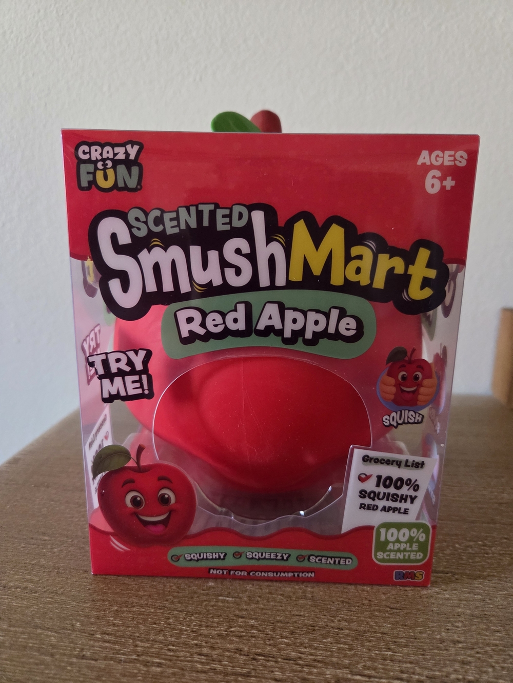 SmushMart Scented Red Apple Squishy By Crazy Fun / Rms